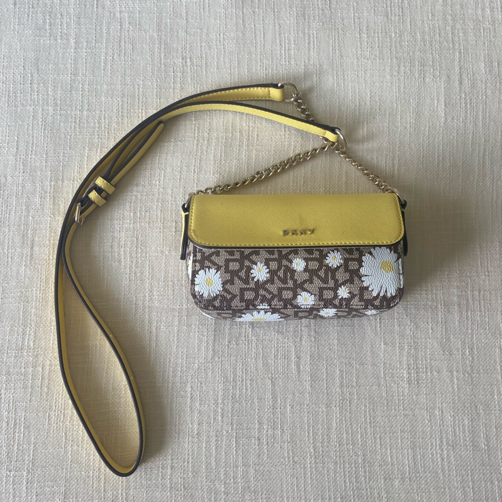 BRAND NEW DKNY Floral Shoulder purse